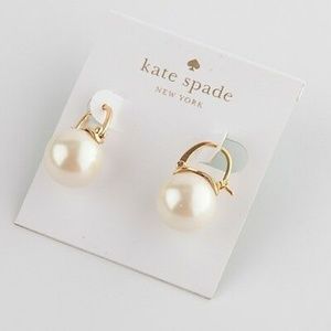 Kate Spade Shine On Bauble Pearl Drop Earrings KS